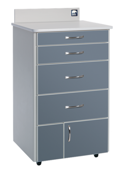MTI MTC-BS Cabinet – 4-Drawer, 2 Door, For Exam and Treatment Rooms, OEM Equipment for Specialty Care