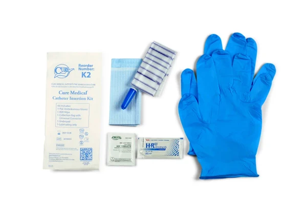 Convatec Cure Medical Catheter Insertion Kit – Boxes of 90 or 100, Sterile, For Intermittent Catheterization