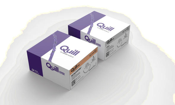 Quill PDO Barbed Sutures – PDO Polydioxanone Knotless Tissue Closure, Bidirectional and Unidirectional, USP