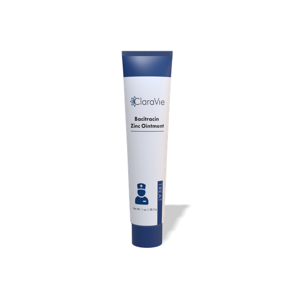 Gentell ClaraVie Bacitracin Zinc Ointment – Boxes of 72 or 288, Sterile, For Daily Skin Care