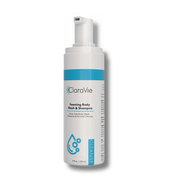 Gentell ClaraVie Foaming Body Wash & Shampoo – Boxes of 12, For Daily Skin Care, Genuine Gentell Product