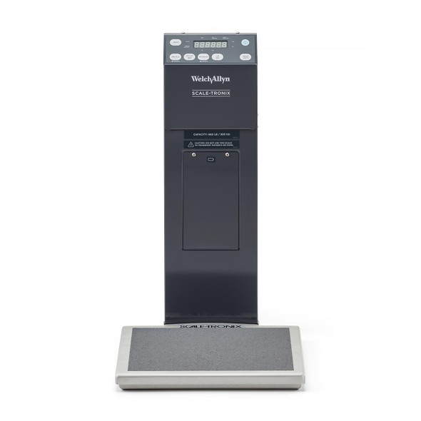Scale-Tronix Stand-On Scale – Compact, 660 lb Capacity, Low-Profile & Cordless for Ambulatory Weighing