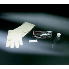 Bard Medical Urine Specimen Kits – Female, Rigid PVC Catheter, Gloves, Swabs, Label, Lubricant, No Towel