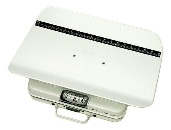 Health O Meter 386S-01 Mechanical Tray Scale, Pounds Only – 50 lb Capacity, For Clinics and Physician Offices