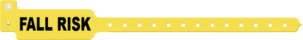 Medical ID Solutions 3100 Series Adult/Pediatric Tri-Laminate Wideface Fall Risk Alert Wristbands