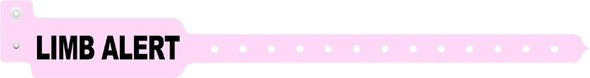 Medical ID Solutions 3100 Series Adult/Pediatric Tri-Laminate Wideface Limb Alert Wristbands
