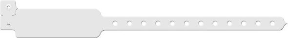 Medical ID Solutions 100 Series Adult/Pediatric Vinyl Wideface Write-On Wristbands – One-Time-Use snap closure