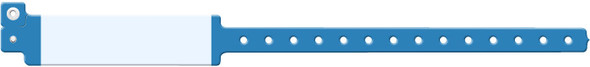 Medical ID Solutions 220 Series Adult Vinyl Wideface Imprint Wristbands – One-Time-Use snap closure