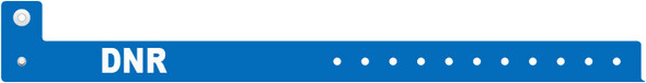 Medical ID Solutions 3300 Series Tri-Laminate L-Shape DNR Wristbands – One-Time-Use snap closure