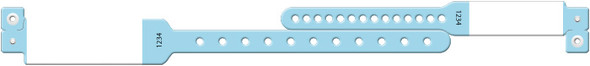 Medical ID Solutions Vinyl Mother/Baby 2-Part Set Imprint Wristbands – One-Time-Use snap closure