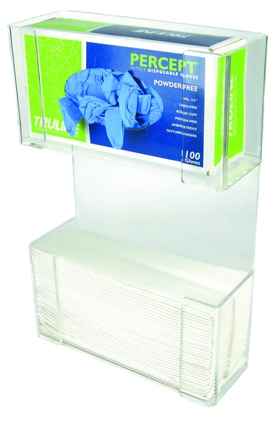 Unico Dispenser – Glove Box & Paper Towel, Tube and Supply Storage for Laboratory Bench Organization
