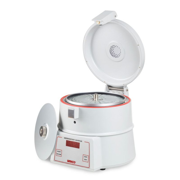Unico PowerSpin Microhematocrit Centrifuge – Speed 12,000 RPM with Electric Motor Braking and Safety Latch