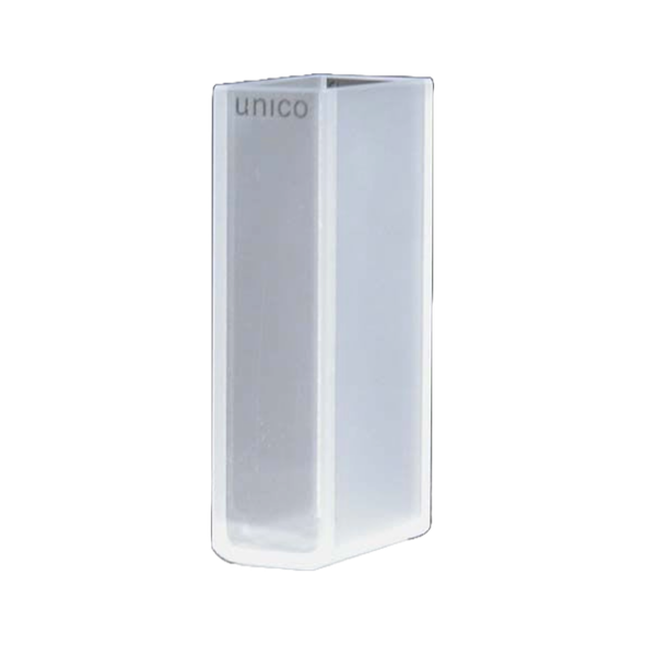 Unico Polystyrene for Unico Spectrophotometers – Square, 10 mm Pathlength, 3.5mL Capacity, Visible Only