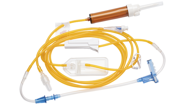 BD Alaris Infusion Set – 47in Amber Tubing, 0.2 Micron Filter, SmartSite Y-Site, 20 Drop