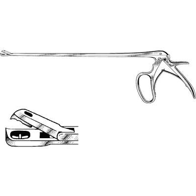 Sklar Tischler Oval Biopsy Punch – Straight, 3X7 Teeth, Sklar OR Grade, Reusable, For General surgery