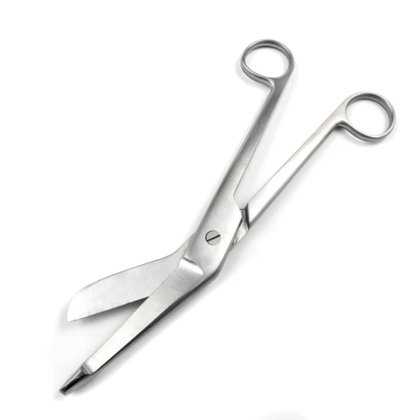 Sklar Lister Bandage Scissors – 4-1/2 in, Angled, Blunt/blunt (b/b), Smooth Edge, Finger rings Handle