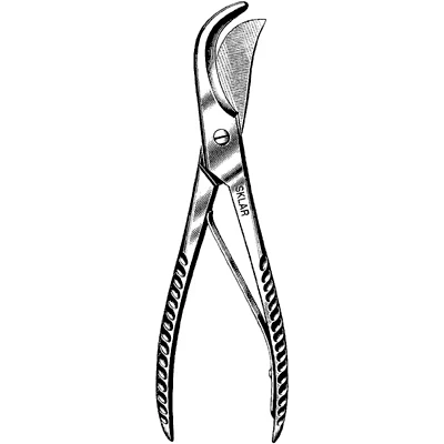 Sklar Collins Rib Shears – 9-1/4 in, Sklar OR Grade, Reusable, For Cardiovascular, For General surgery