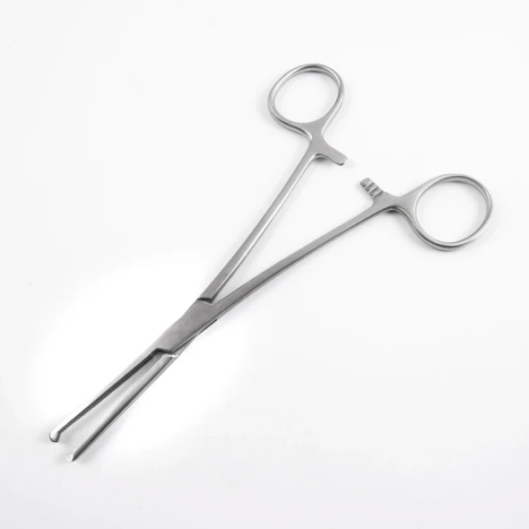 Sklar Rochester-Ochsner Forceps – 8 in, Straight, 1x2 teeth, Serrated jaws Edge, Sklar OR Grade