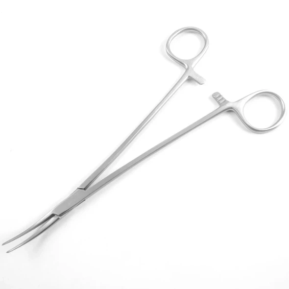 Sklar Econo Sterile Crile Hemostatic Forceps – 5-1/2 in, Curved, Serrated Edge, Econo Sterile Floor Grade