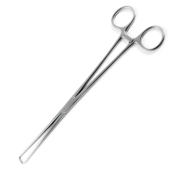 Sklar Econo Sterile Schroeder Tenaculum Forceps – 10 in, Straight, 1x1 sharp prongs (pozzi style rounded tips)