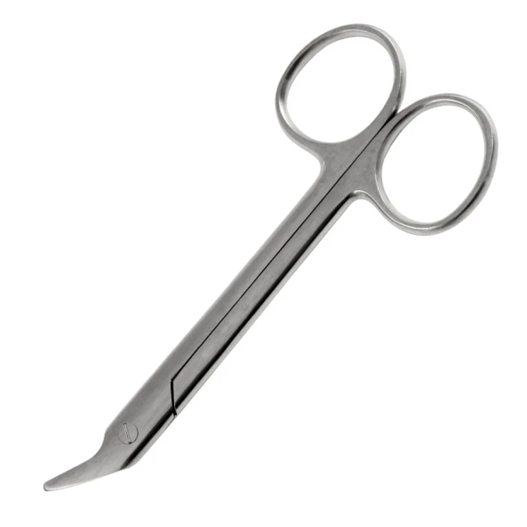 Sklar Econo Sterile Suture Wire Cutting Scissors – 4-3/4 in, Angled, Blunt/blunt (b/b), Serrated Edge
