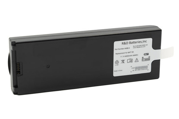 Cables & Sensors Welch Allyn Compatible Medical Battery – 11.1V 6.6Ah Li-Ion Battery, With OEM Cross Reference