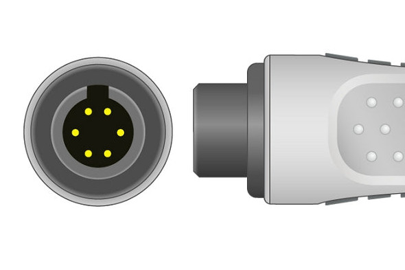 Cables & Sensors Edan Compatible Direct-Connect ECG Cable – 4 Configurations, 3 Leads Pinch/Grabber