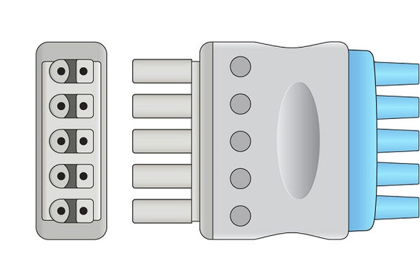 Cables & Sensors Mindray > Datascope Compatible ECG Leadwire – 3 Configurations, For Patient Monitoring