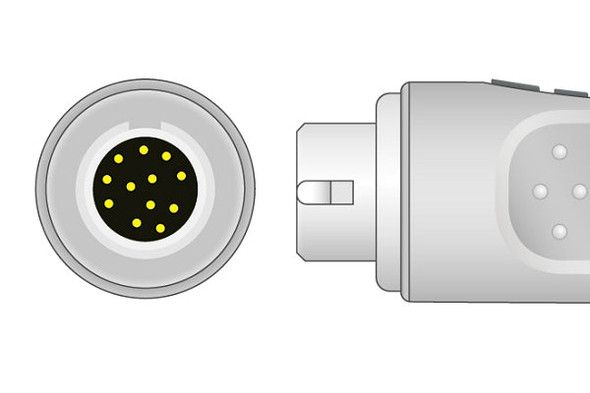 Cables & Sensors Philips Compatible ECG Trunk Cable M1500A – 2 Configurations, 3 Leads, For Patient Monitoring