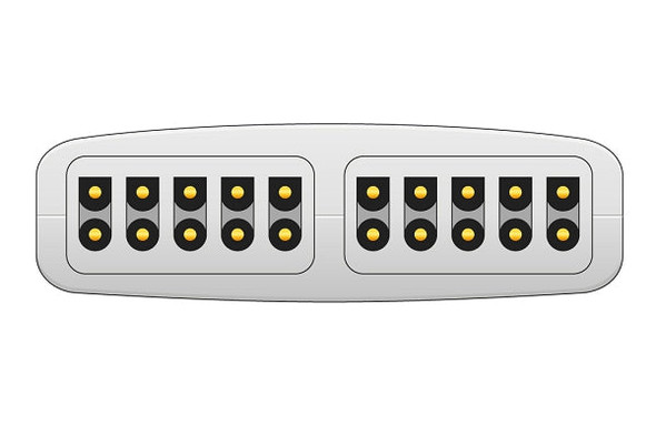 Cables & Sensors GE Healthcare > Marquette Compatible EKG Trunk Cable – 10 Leads, For Patient Monitoring