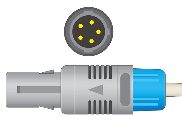 Cables & Sensors Criticare Compatible IBP Adapter Cable – BD Connector, For Patient Monitoring