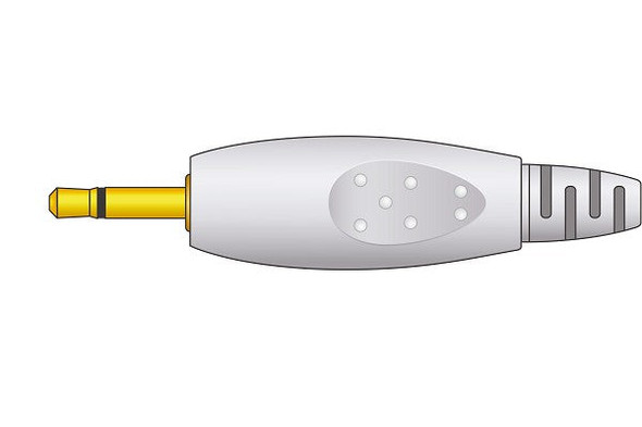 Cables & Sensors Datex Ohmeda Compatible Reusable Temperature Probe 6600-0628-700 – Neonate Skin Sensor