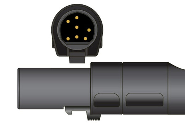 Cables & Sensors Datex Ohmeda Compatible Short SpO2 Sensor OXY-F1-H – Adult Sizes, For Patient Monitoring