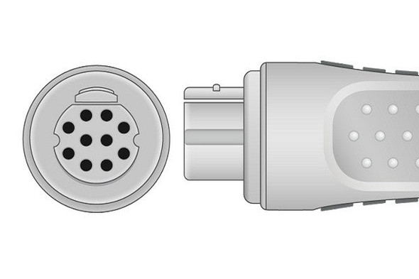 Cables & Sensors Datex Ohmeda Compatible SpO2 Adapter Cable TS-N3 – 7 ft, For Patient Monitoring