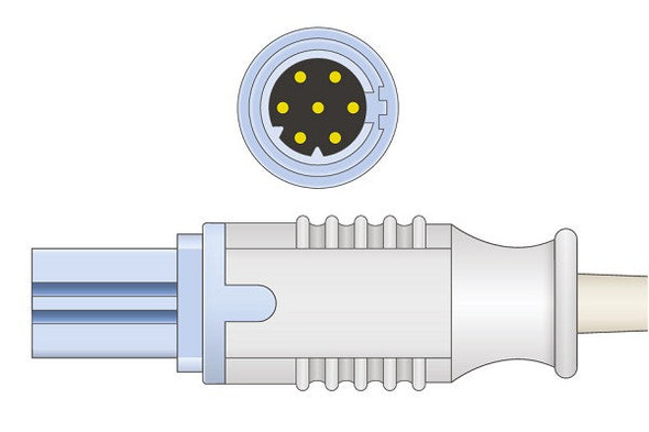 Cables & Sensors Draeger Compatible SpO2 Adapter Cable – 10 ft, For Patient Monitoring, For Draeger Equipment