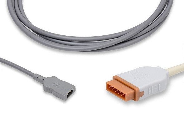 Cables & Sensors GE Healthcare > Marquette Compatible Temperature Adapter – Rectangular Dual Pin Connector