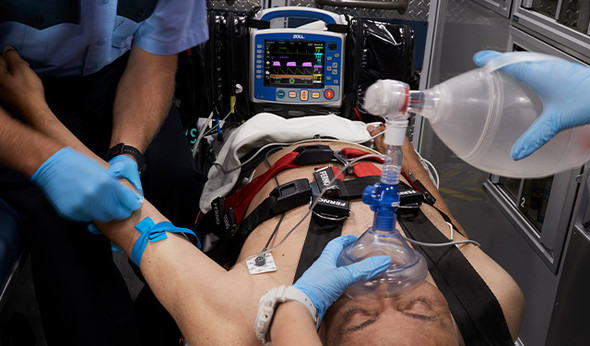 ZOLL X Series Advanced Monitor Defibrillator with Real BVM Help Ventilation Feedback and TBI Dashboard