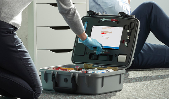Mobilize Comprehensive Trauma Kit with Interactive Rescue App Guidance and OSHA-Compliant Emergency Supplies