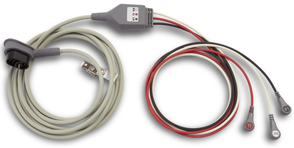 ZOLL Cable, 3 Lead ECG, AAMI – for Propaq, X Series, ECG Monitoring Lead System, X Series Advanced
