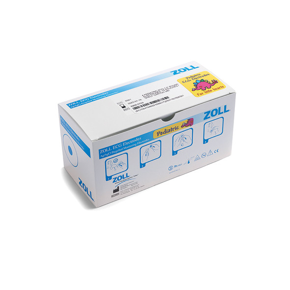 ZOLL Pediatric ECG 1.5" Small Round Electrodes, 4 Per Pouch/480 Per Case – for R Series, X Series