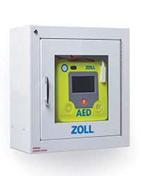 ZOLL Standard Surface Wall Cabinet – for ZOLL AED 3, ZOLL AED 3 BLS, Defibrillator Storage and Transport