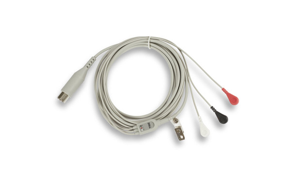 ZOLL Replacement 3-Lead ECG Patient Cable (12 ft) – for E Series, R Series, ECG Monitoring Lead System