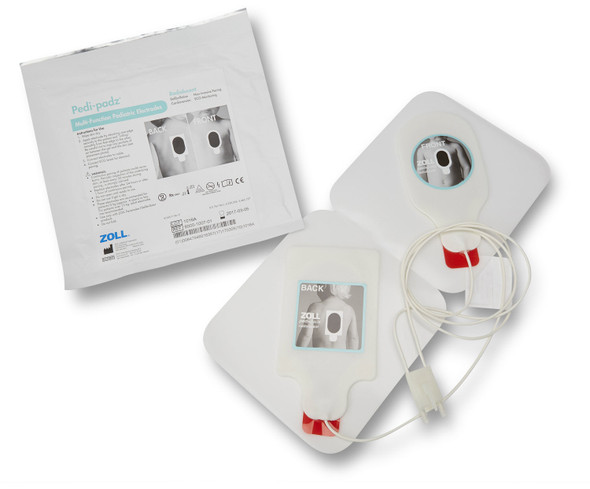 ZOLL Pedi-Padz Radiolucent Solid Gel Electrode, 6/Case – for E Series, R Series, Pedi-padz Pediatric