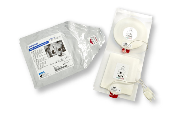 ZOLL Pro-Padz Radiolucent Solid Gel Electrode, Single – for E Series, R Series, 24 Month Shelf Life