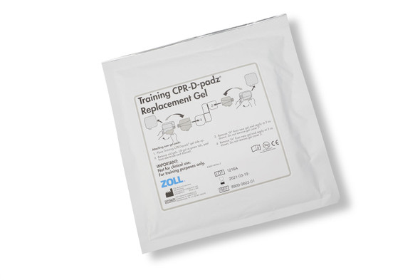 ZOLL Training CPR-D Replacement Gel 5/Case – for AED Plus, CPR-D-padz Electrode System, Responder Training
