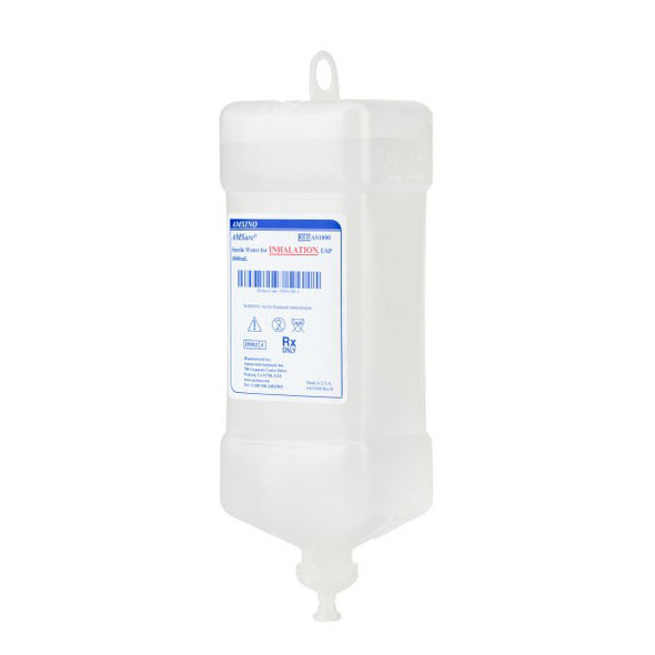 AMSure Sterile Water for Inhalation Unit Dose Vials – Packaged 20 per case – Sterile and Single-Use