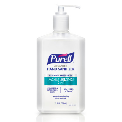 PURELL Advanced Hand Sanitizer Moisturizing 2in1 – 12 fl oz Size – Packaged 12 per case – Genuine GOJO Supply