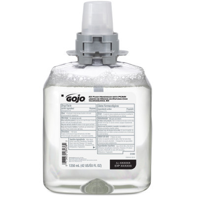 GOJO E2 Foam Handwash with PCMX – For FMX Dispensers – 1250 mL Refill for GOJO FMX-12 Dispenser