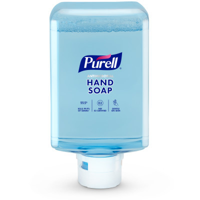 PURELL Antimicrobial Fragrance Free Foaming Hand Soap – For ES10 Dispensers – 1200 mL Size