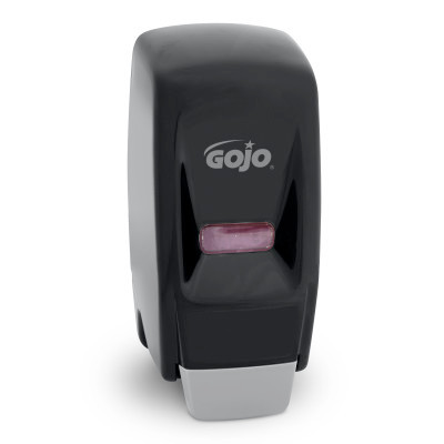 GOJO 800 Series Bag-in-Box Dispenser – Black Finish – Push-Style Dispenser for GOJO Lotion Soap